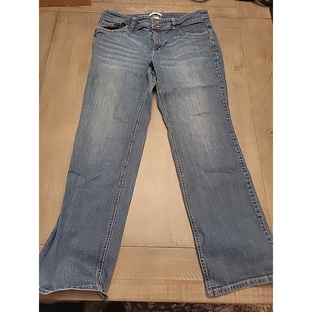 Christopher & Banks Jeans‎ Sz 14 averagebClassic Fit Barely Boot 35 X 29